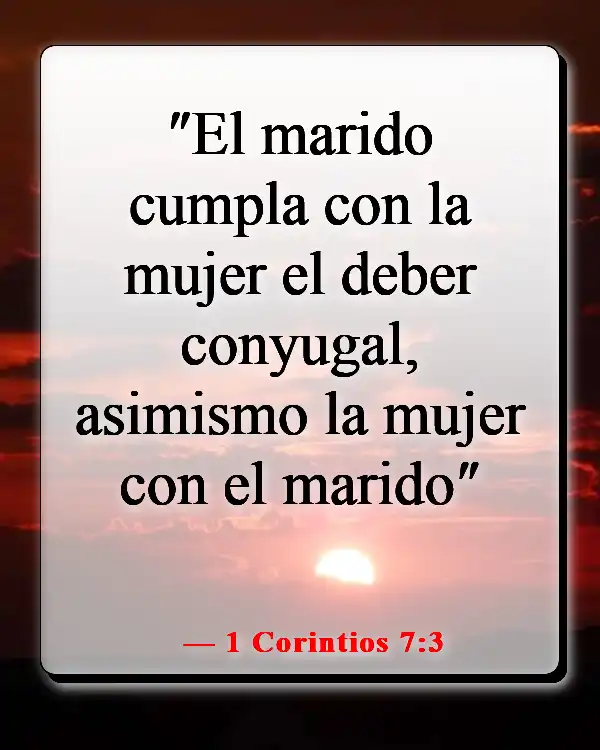 Versículos de la Biblia para sanar un matrimonio roto (1 Corintios 7:3)