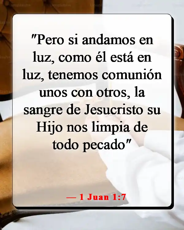 Versículos de la Biblia sobre pasar tiempo con amigos (1 Juan 1:7)