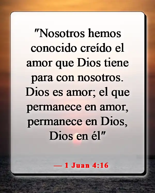 Versículo de la Biblia sobre la relación íntima con Dios (1 Juan 4:16)