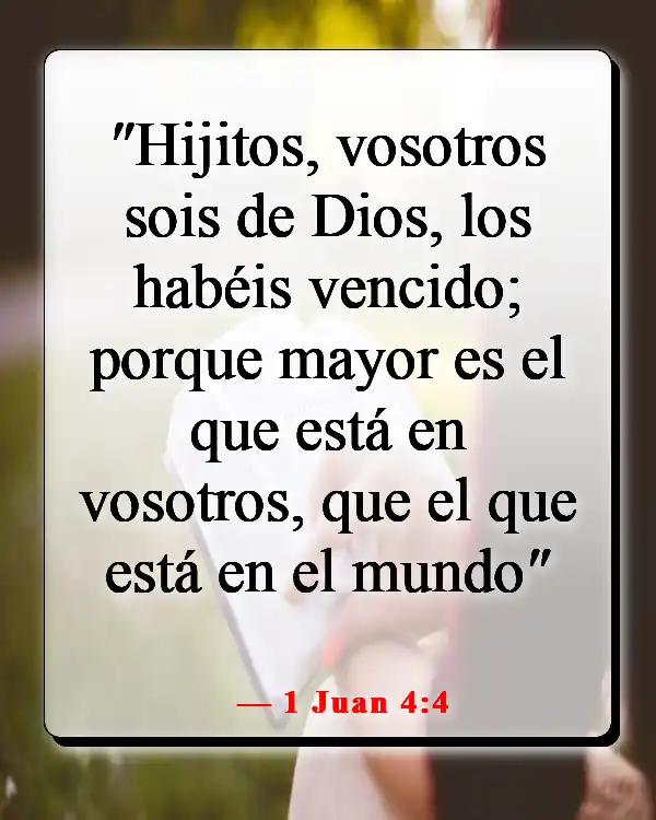 Versículo de la Biblia: Con Dios, todas las cosas son posibles (1 Juan 4:4)