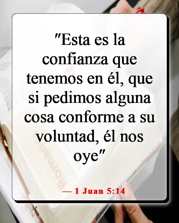 Versículos de la Biblia sobre cambiar tu mentalidad (1 Juan 5:14)