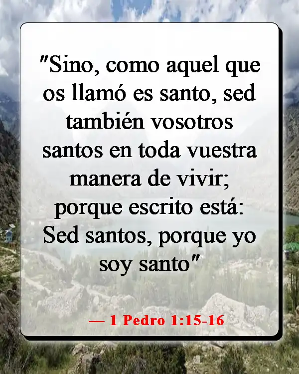 Versículos bíblicos sobre ser más como Jesús (1 Pedro 1:15-16)