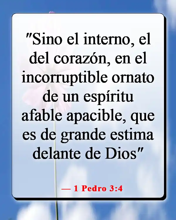 Versículos de la Biblia sobre la mujer sabia (1 Pedro 3:4)