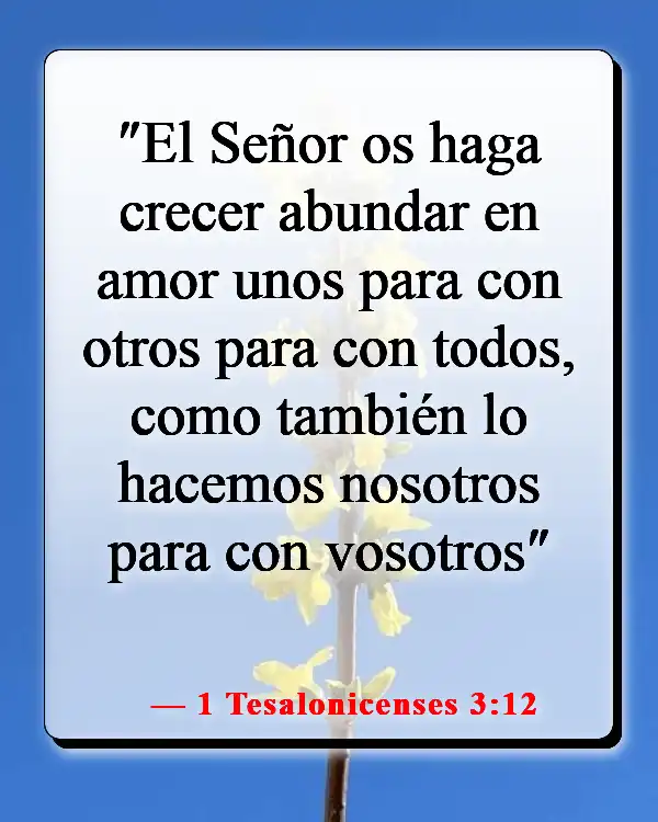 Versículos de la Biblia sobre la comida y la comunión (1 Tesalonicenses 3:12)