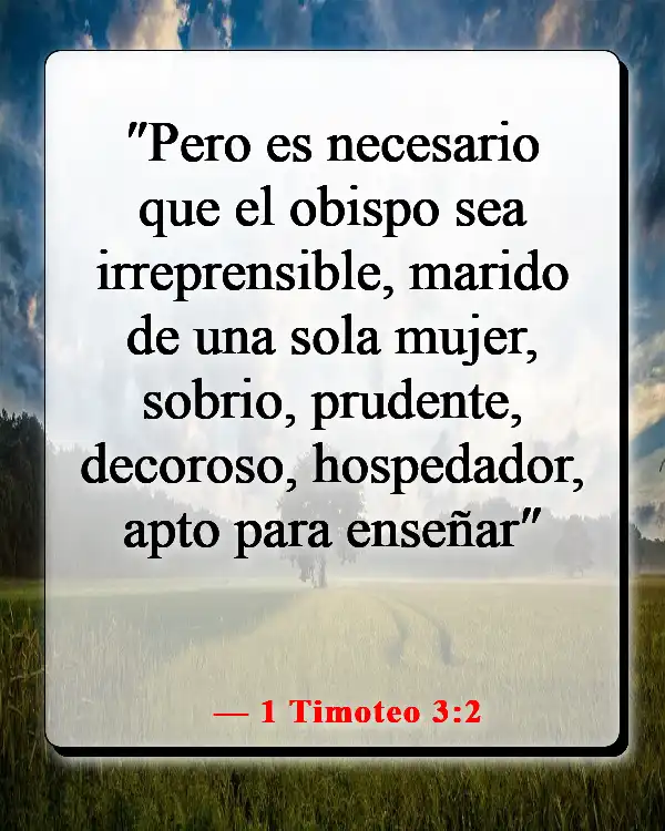 Versículos bíblicos sobre hombres piadosos (1 Timoteo 3:2)