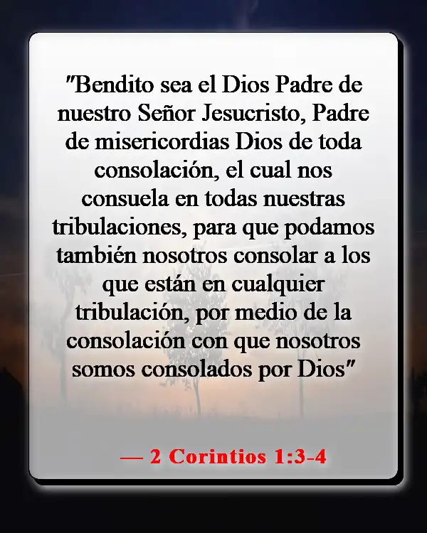 Versículos de la Biblia sobre la sanación de la mente (2 Corintios 1:3-4)