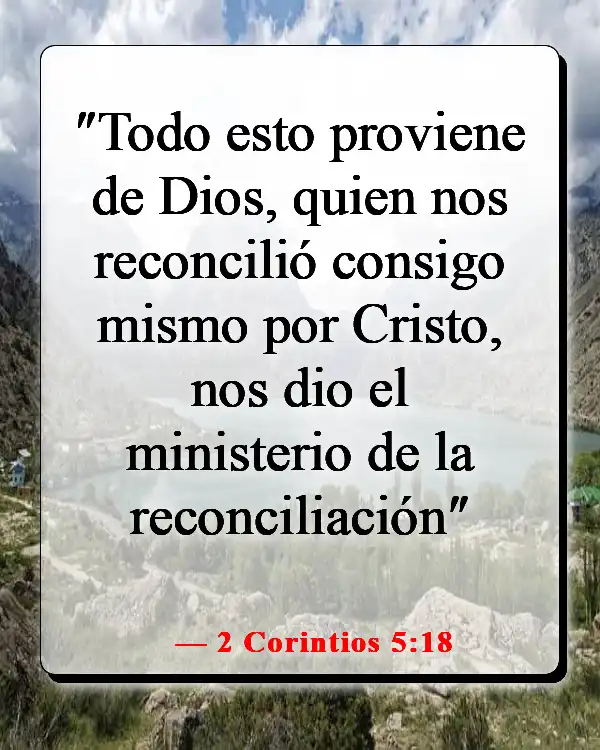 Versículos bíblicos sobre llegar y predicar a los incrédulos (2 Corintios 5:18)