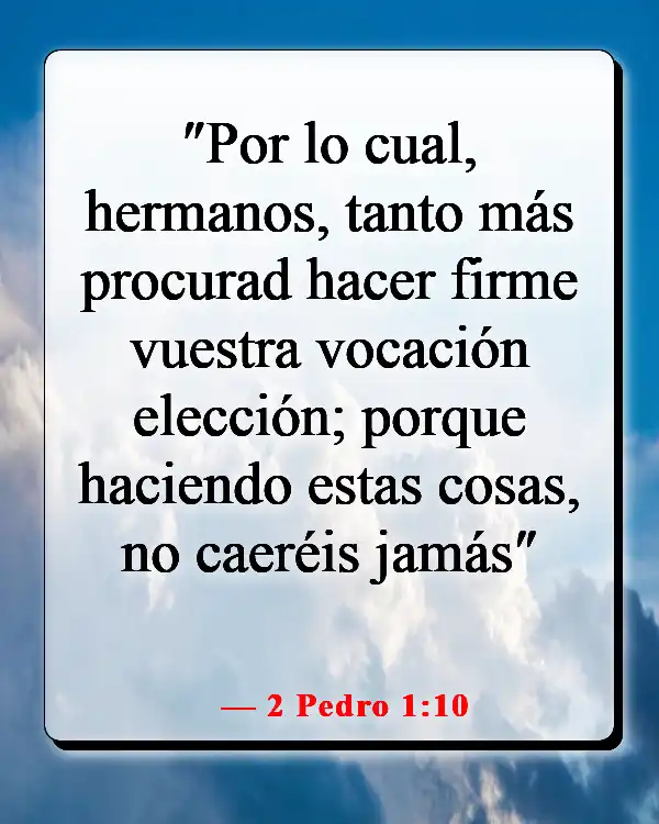 Versículos bíblicos sobre el destino (2 Pedro 1:10)