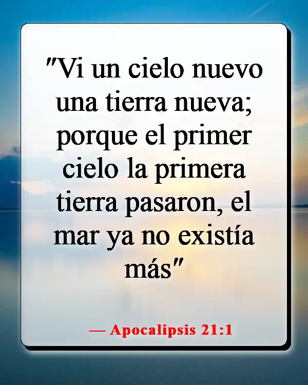 Versículos de la Biblia sobre la esperanza del cielo (Apocalipsis 21:1)