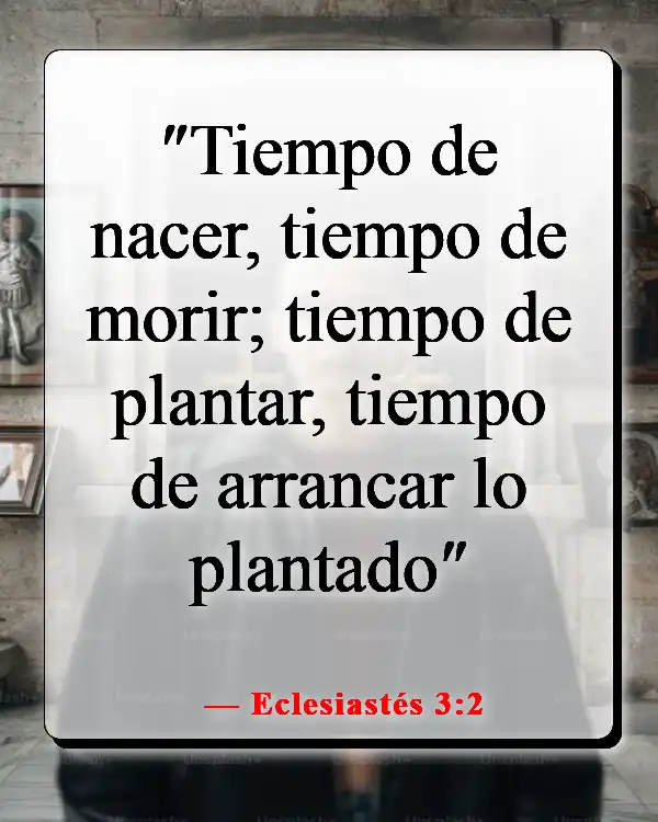 Versículos de la Biblia sobre las estaciones de la vida (Eclesiastés 3:2)