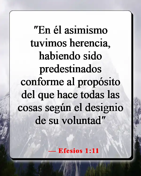 Versículos bíblicos sobre el destino (Efesios 1:11)