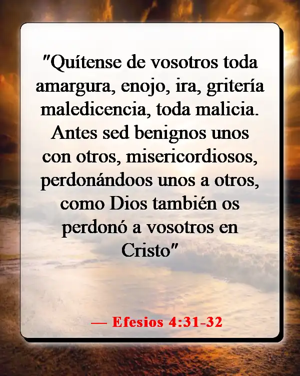 Versículos de la Biblia sobre pasar tiempo con amigos (Efesios 4:31-32)