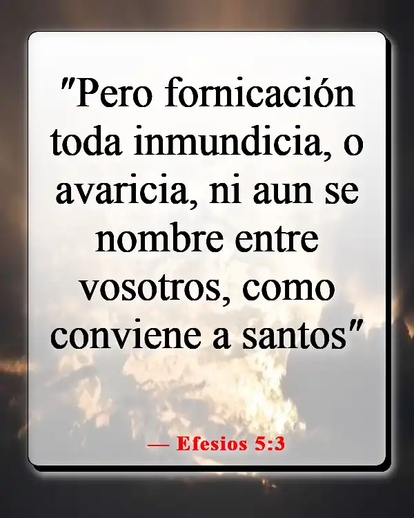 Versículos bíblicos sobre esperar para el matrimonio (Efesios 5:3)