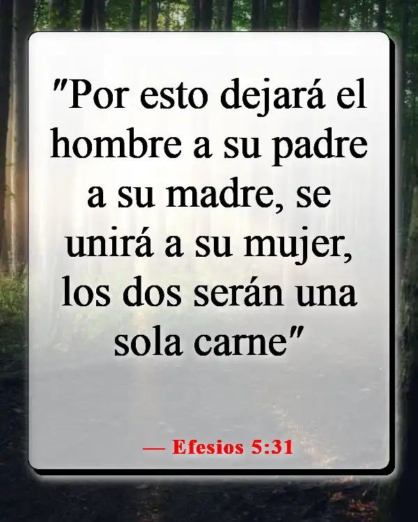 Versículos bíblicos sobre esperar para el matrimonio (Efesios 5:31)