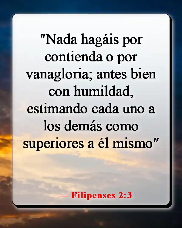 Versículos de la Biblia sobre elegir a los amigos correctos (Filipenses 2:3)