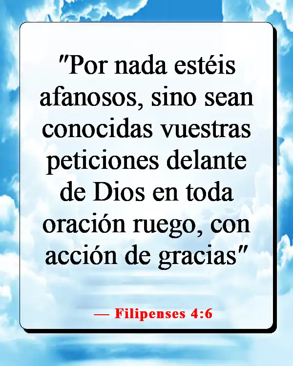 Versículos de la Biblia sobre cómo Dios te envía a la persona correcta (Filipenses 4:6)