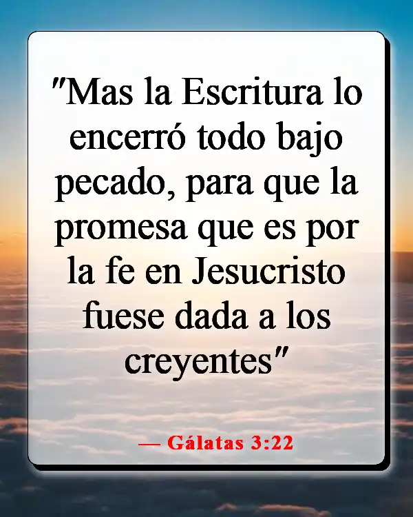 Versículos de la Biblia sobre creer sin ver (Gálatas 3:22)