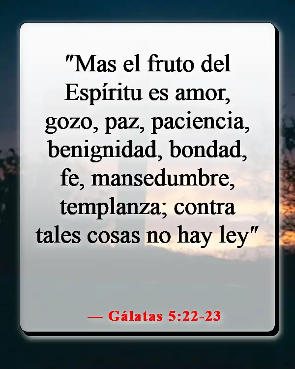 Versículos de la Biblia sobre elegir a los amigos correctos (Gálatas 5:22-23)