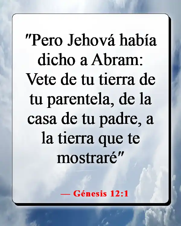 Versículos de la Biblia sobre viajar por el mundo (Génesis 12:1)