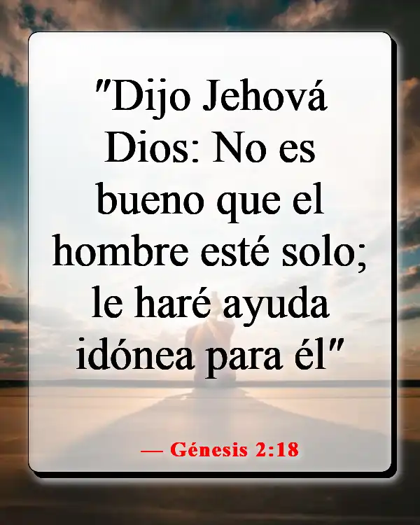 Versículos de la Biblia sobre cómo Dios te envía a la persona correcta (Génesis 2:18)