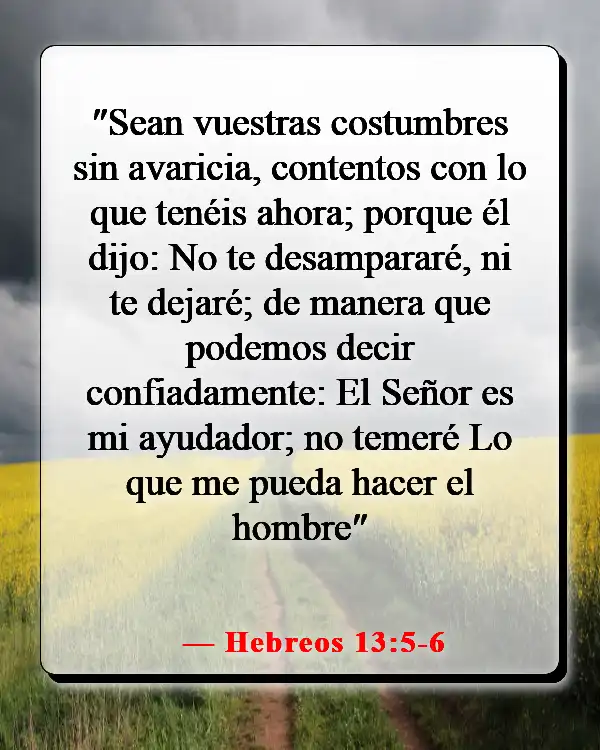 Versículos de la Biblia sobre pasar tiempo con amigos (Hebreos 13:5-6)