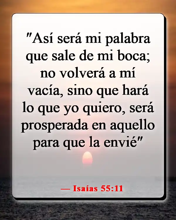 Versículo de la Biblia: Con Dios, todas las cosas son posibles (Isaías 55:11)