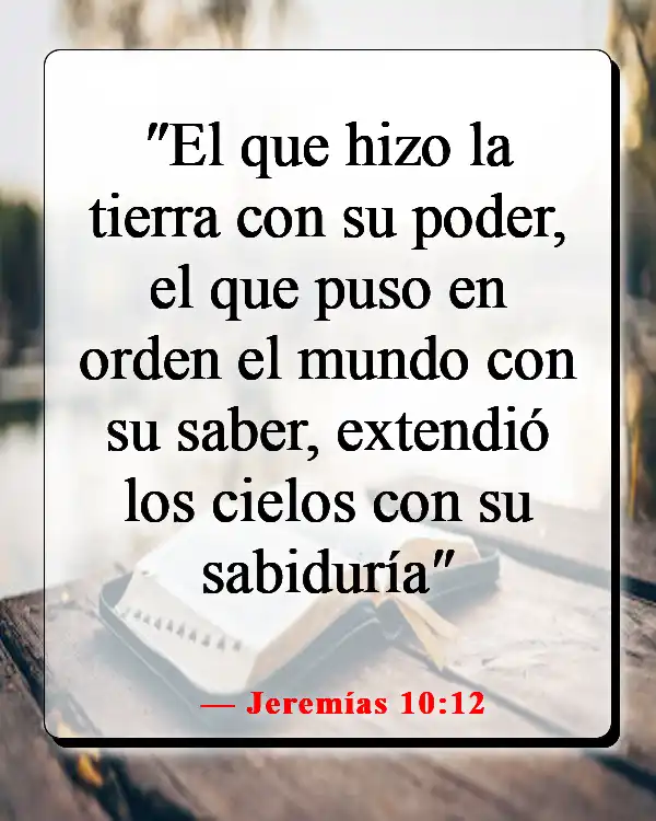 Versículo de la Biblia: Con Dios, todas las cosas son posibles (Jeremías 10:12)