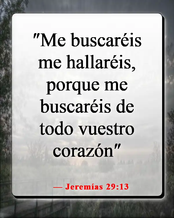 Versículo de la Biblia sobre la relación íntima con Dios (Jeremías 29:13)