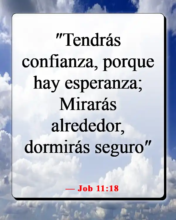 Versículo de la Biblia sobre la esperanza para el futuro (Job 11:18)