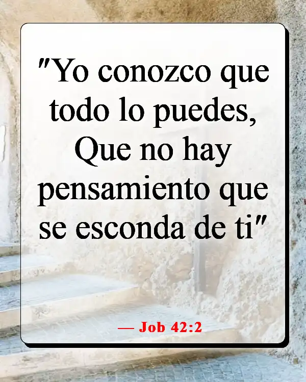 Versículos bíblicos sobre el destino (Job 42:2)