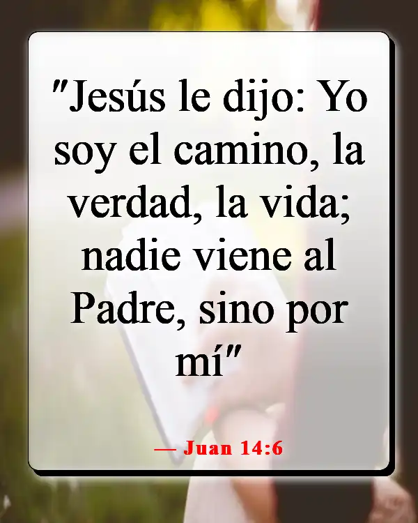 Versículos de la Biblia sobre estar bien con Dios (Juan 14:6)