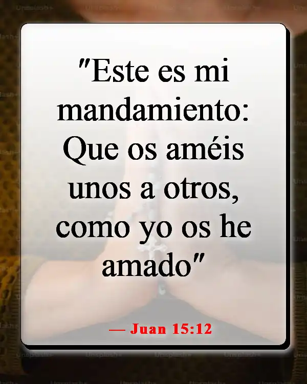 Versículos de la Biblia sobre cómo Dios te envía a la persona correcta (Juan 15:12)