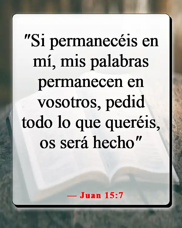 Versículos de la Biblia sobre cambiar tu mentalidad (Juan 15:7)