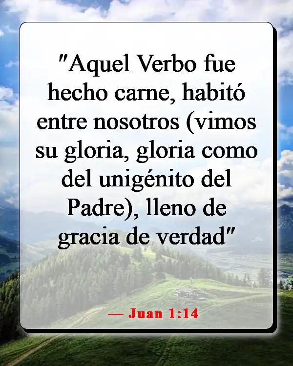 Versículos de la Biblia sobre sentir la presencia de Dios (Juan 1:14)