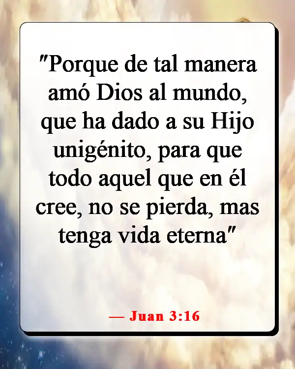 Versículos de la Biblia sobre guiar a otros hacia Dios (Juan 3:16)