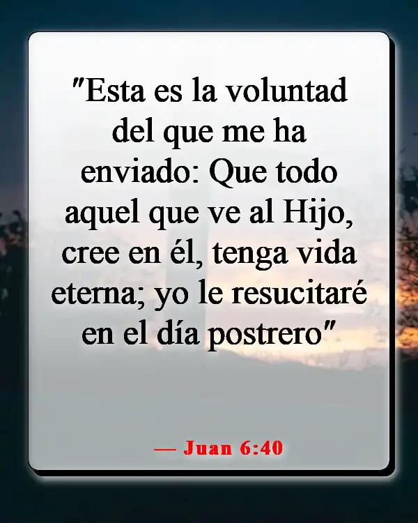 Versículos bíblicos sobre llegar y predicar a los incrédulos (Juan 6:40)