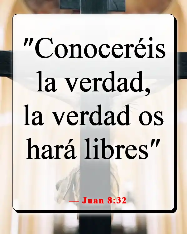 Versículos de la Biblia sobre cambiar tu mentalidad (Juan 8:32)