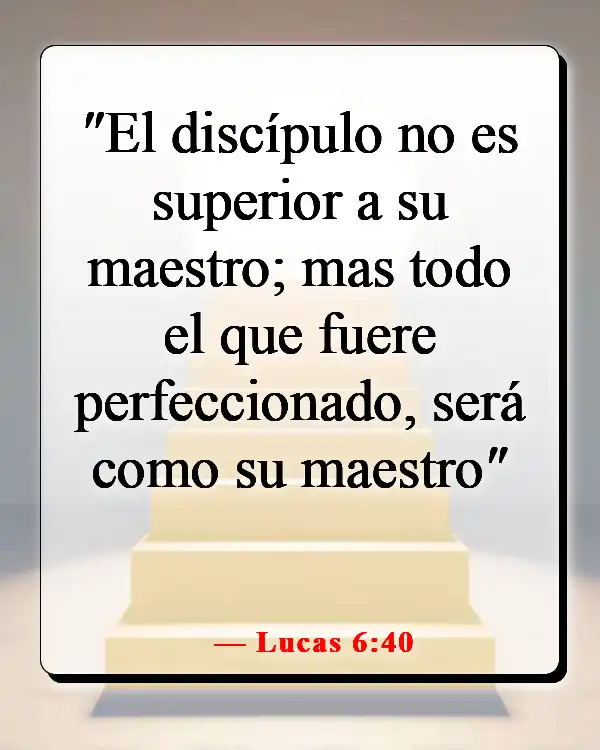Versículos bíblicos sobre ser más como Jesús (Lucas 6:40)