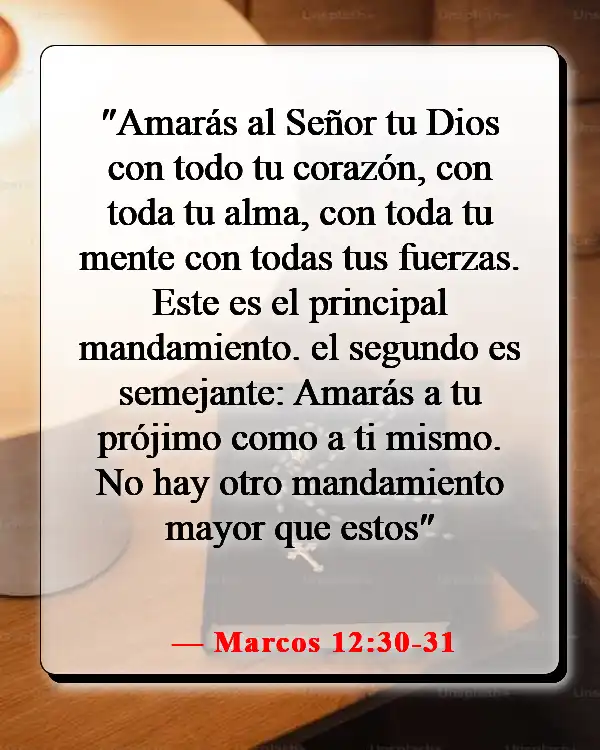 Versículos de la Biblia sobre pasar tiempo con amigos (Marcos 12:30-31)