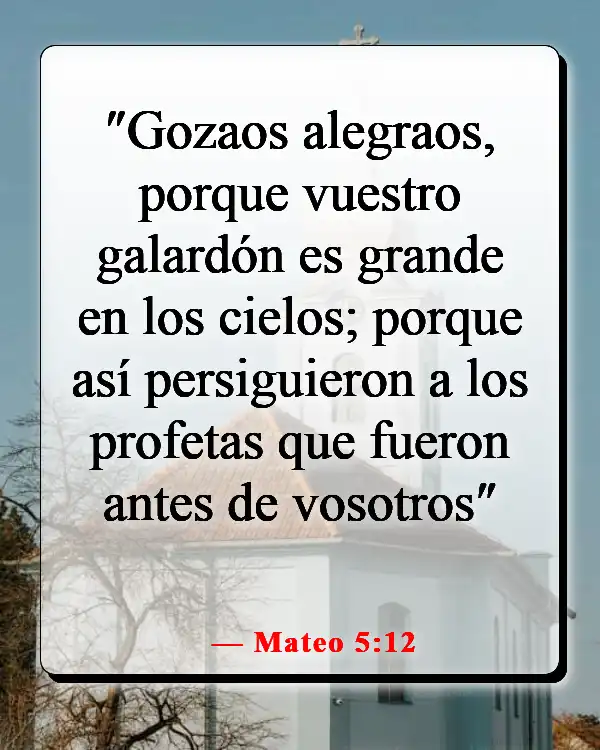 Versículos de la Biblia sobre la esperanza del cielo (Mateo 5:12)