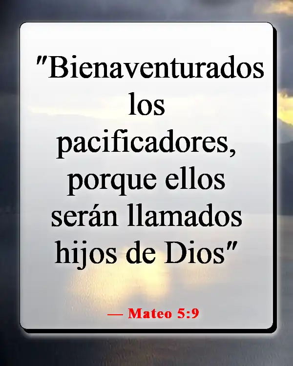 Versículos de la Biblia sobre pasar tiempo con amigos (Mateo 5:9)