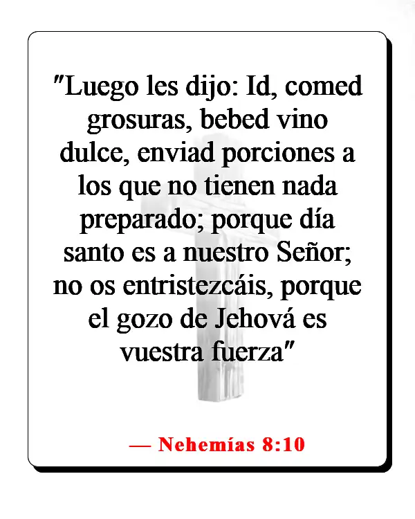 Versículo de la Biblia: Con Dios, todas las cosas son posibles (Nehemías 8:10)