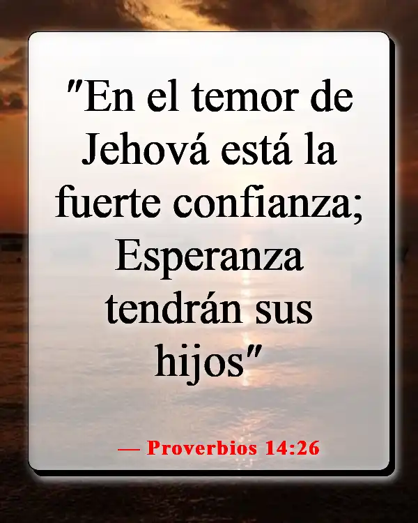 Versículos bíblicos sobre hombres piadosos (Proverbios 14:26)