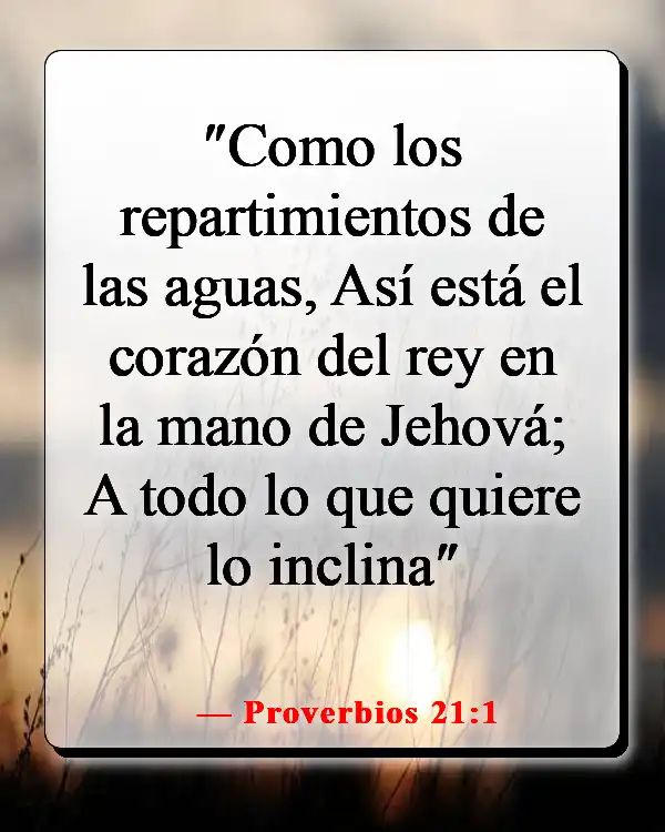 Versículos de la Biblia sobre cómo Dios te envía a la persona correcta (Proverbios 21:1)