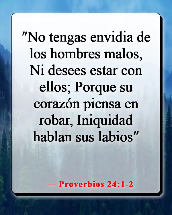 Versículos de la Biblia sobre elegir a los amigos correctos (Proverbios 24:1-2)