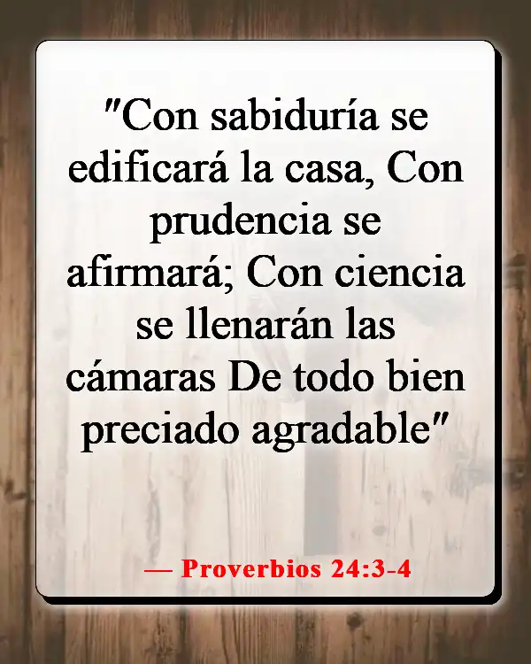 Versículos de la Biblia sobre cómo Dios te envía a la persona correcta (Proverbios 24:3-4)