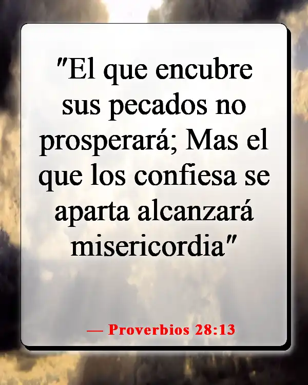 Versículos de la Biblia sobre pasar tiempo con amigos (Proverbios 28:13)