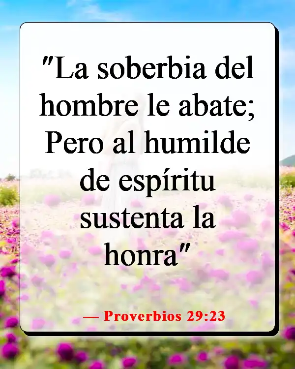 Humíllate en la presencia del Señor (Proverbios 29:23)