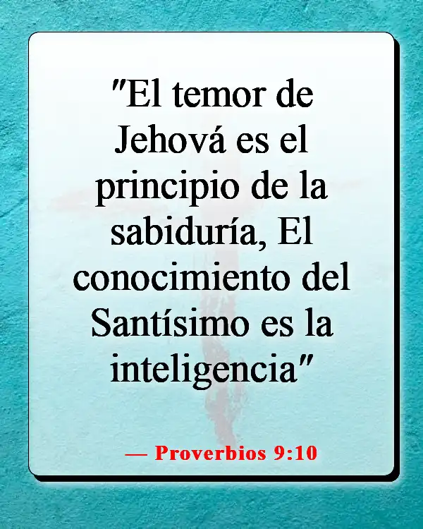 Versículos de la Biblia sobre la mujer sabia (Proverbios 9:10)