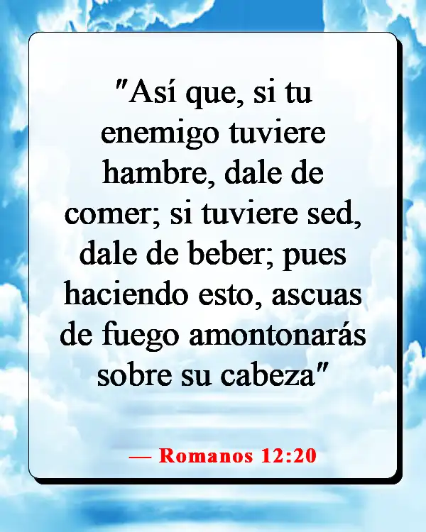 Versículos de la Biblia sobre ser amable (Romanos 12:20)